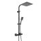 Columna de Ducha con Mezclador Termostático para Bañera en Estilo Moderno Completo con Llenador de Bañera, Alcachofa de Ducha Cuadrada y Telefonillo -  Disponible en Distintos Acabados  - Tolima