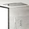 Conjunto de Ducha Termostático Triple de 2 Funciones con Alcachofa Empotrable de Ducha Grande de 800x500mm y Telefonillo - Kubix