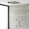 Conjunto de Ducha Termostático Triple de 2 Funciones con Jets de Ducha y Alcachofa Empotrable de 400mm - Kubix