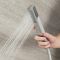 Conjunto de Ducha Termostático de 2 Funciones con Alcachofa de Ducha de Techo Empotrable de 400mm y Ducha de Mano - Kubix