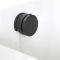 Mezclador de Ducha Termostático Negro de 2 Salidas con Desviador, Llenador de Bañera para Rebosadero y Telefonillo - Nox