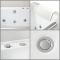 Bañera de Hidromasaje Whirlpool de Doble Respaldo - 1700mm x 800mm - Cromada - Breeze