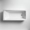 Bañera Moderna con Un Respaldo Lateral - 1600mm x 700mm - Selección de Faldones  - Sandford