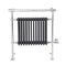 Radiador Toallero Tradicional con Elemento Eléctrico de 800 Watt - Antracita - 930mm x 790mm - Elizabeth