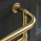 Radiador Toallero Tradicional - Oro Satinado - 963mm x 673mm (con Barra Superior Colgante) - Elizabeth