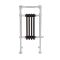Radiador Toallero Tradicional con Elemento Eléctrico de 400 Watt - Negro - 930mm x 452mm - Elizabeth