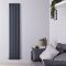 Radiador de Diseño Vertical (Panel Doble) 1780mm x 236mm - Antracita - Revive
