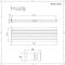 Radiador de Diseño Horizontal (Panel Doble) - 472mm x 1780 mm - Antracita - Revive