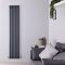 Radiador de Diseño Vertical (Panel Único) - 1780mm x 354 mm - Antracita - Savy