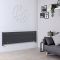 Radiador de Diseño Horizontal (Panel Único) - 472mm x 1780 mm - Antracita - Sloane