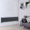 Radiador de Diseño Horizontal (Panel Único) - 354mm x 1780 mm - Antracita - Sloane