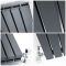 Radiador de Diseño Vertical (Panel Doble) - 1780mm x 472 mm - Antracita - Sloane