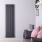 Radiador de Diseño Vertical (Panel Doble) - 1780mm x 472 mm - Antracita - Sloane