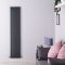 Radiador de Diseño Vertical (Panel Doble) - 1780mm x 354 mm - Antracita - Sloane