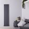 Radiador de Diseño Vertical (Panel Doble) - 1780mm x 420 mm - Antracita - Rombo