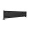 Radiador de Diseño Horizontal (Panel Único) - 354mm x 1780 mm - Negro Mate - Revive