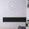 Radiador de Diseño Horizontal (Panel Único) - 354mm x 1780 mm - Negro Mate - Revive