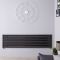 Radiador de Diseño Horizontal (Panel Único) - 472mm x 1780 mm - Negro Mate - Revive