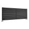 Radiador de Diseño Horizontal (Panel Doble) - 590mm x 1780 mm - Negro Mate - Revive