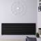 Radiador de Diseño Horizontal (Panel Doble) - 590mm x 1780 mm - Negro Mate - Revive