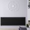 Radiador de Diseño Horizontal (Panel Único) - 590mm x 1780 mm - Negro Mate - Revive