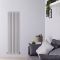 Radiador de Diseño Vertical (Panel Doble) - 1780mm x 472 mm - Gris Claro - Revive
