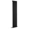 Radiador de Diseño Vertical Negro - 1780mm x 354mm (Panel Único) - Revive
