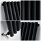 Radiador de Diseño Vertical (Panel Único) - 1780mm x 354 mm - Negro Mate - Savy