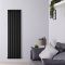 Radiador de Diseño Vertical (Panel Único) 1780mm x 490mm - Negro - Delta