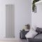 Radiador de Diseño Vertical (Panel Único) - 1780mm x 472 mm - Plateado - Savy