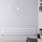 Radiador de Diseño Horizontal (Panel Único) - 354mm x 1780 mm - Blanco - Revive