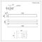 Radiador de Diseño Horizontal (Panel Único) - 236mm x 1780 mm - Blanco - Revive