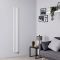 Radiador de Diseño Eléctrico Vertical (Panel Único) Blanco de 1780mm x 236mm con Elemento Eléctrico de 800W - Revive