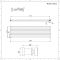Radiador de Diseño Horizontal (Panel Doble) - 472mm x 1780 mm - Blanco - Revive