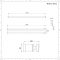 Radiador de Diseño Horizontal (Panel Doble) - 236mm x 1780 mm - Blanco - Revive