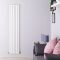 Radiador de Diseño Vertical (Panel Único) - 1780mm x 354 mm - Blanco - Sloane