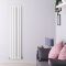 Radiador de Diseño Vertical (Panel Doble) - 1780mm x 354 mm - Blanco - Sloane
