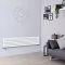 Radiador de Diseño Horizontal (Panel Doble) - 354mm x 1780 mm - Blanco - Sloane