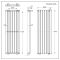 Radiador de Diseño Vertical (Panel Único) - 1780mm x 560 mm - Blanco - Rombo