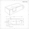 Bañera con Puerta para un Fácil Acceso con Faldones  -  1700mm x 700mm  Disponible en Versión Izquierda y Derecha - Merso