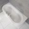 Bañera Acrílica de Pared 1700x800mm Moderna