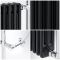 Radiador Toallero - 960mm x 675mm - Cromado y Negro - Elizabeth