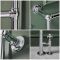 Radiador Toallero Tradicional - 966mm x 673mm - Cromado - Condesa