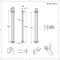 Radiador de Diseño Vertical Triple Tradicional - Blanco - 1500mm x 200mm x 100mm - Regent