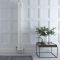 Radiador de Diseño Vertical Triple Tradicional - Blanco - 1800mm x 200mm x 100mm - Regent