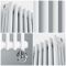 Radiador Eléctrico Tradicional Vertical con Columnas Triples Blanco - 1800mm x 290mm - Disponible con Distintos Termostatos WiFi - Regent