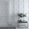Radiador de Diseño Vertical Doble Tradicional - Blanco - 1800mm x 200mm x 68mm - Regent