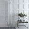Radiador de Diseño Vertical Doble Tradicional - Blanco - 1800mm x 290mm x 68mm - Regent
