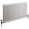 Radiador Tradicional Doble Horizontal Blanco Regent - Disponible en Distintas Medidas y con Pies