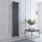 Radiador Tradicional Vertical Triple Mixto Regent - Antracita  - 1800mm x 380mm - Disponible con Opción WiFi